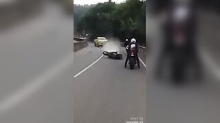 Motorcyclist Fighting For His Life After Crash In Ghana