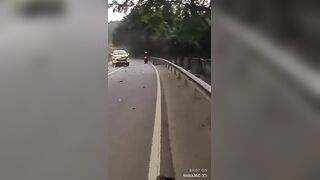 Motorcyclist Fighting For His Life After Crash In Ghana