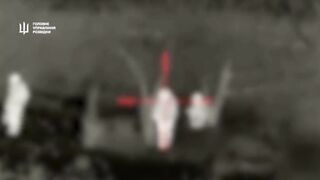 Combat work of a sniper pair from Ukrainian intelligence officers