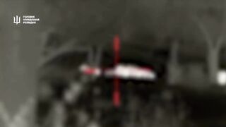 Combat work of a sniper pair from Ukrainian intelligence officers