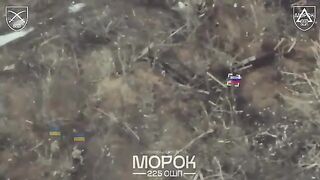 10 Russian infantrymen tried to take the position of the Morok 225 OSHP fighters.