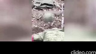 Ukrainians finish off Russians after an intense close-range firefight