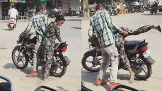 Man hurts his wife in public, bystanders just keep recording