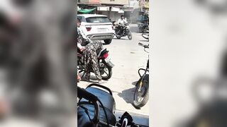Man hurts his wife in public, bystanders just keep recording
