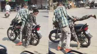 Man hurts his wife in public, bystanders just keep recording