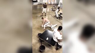 Inmate Starts A Fight And Regrets It