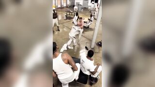 Inmate Starts A Fight And Regrets It