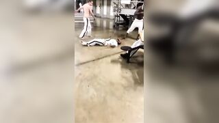 Inmate Starts A Fight And Regrets It