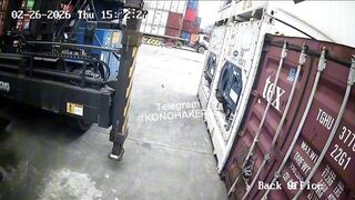 Indonesian Worker Crushed to Death In Horrific Forklift Accident