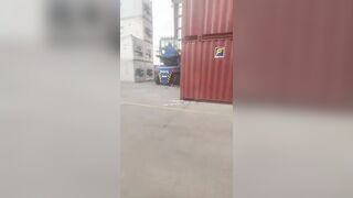 Indonesian Worker Crushed to Death In Horrific Forklift Accident