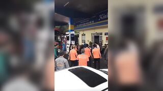 Man Runs Over His Opps After Confrontation At The Bus Stop