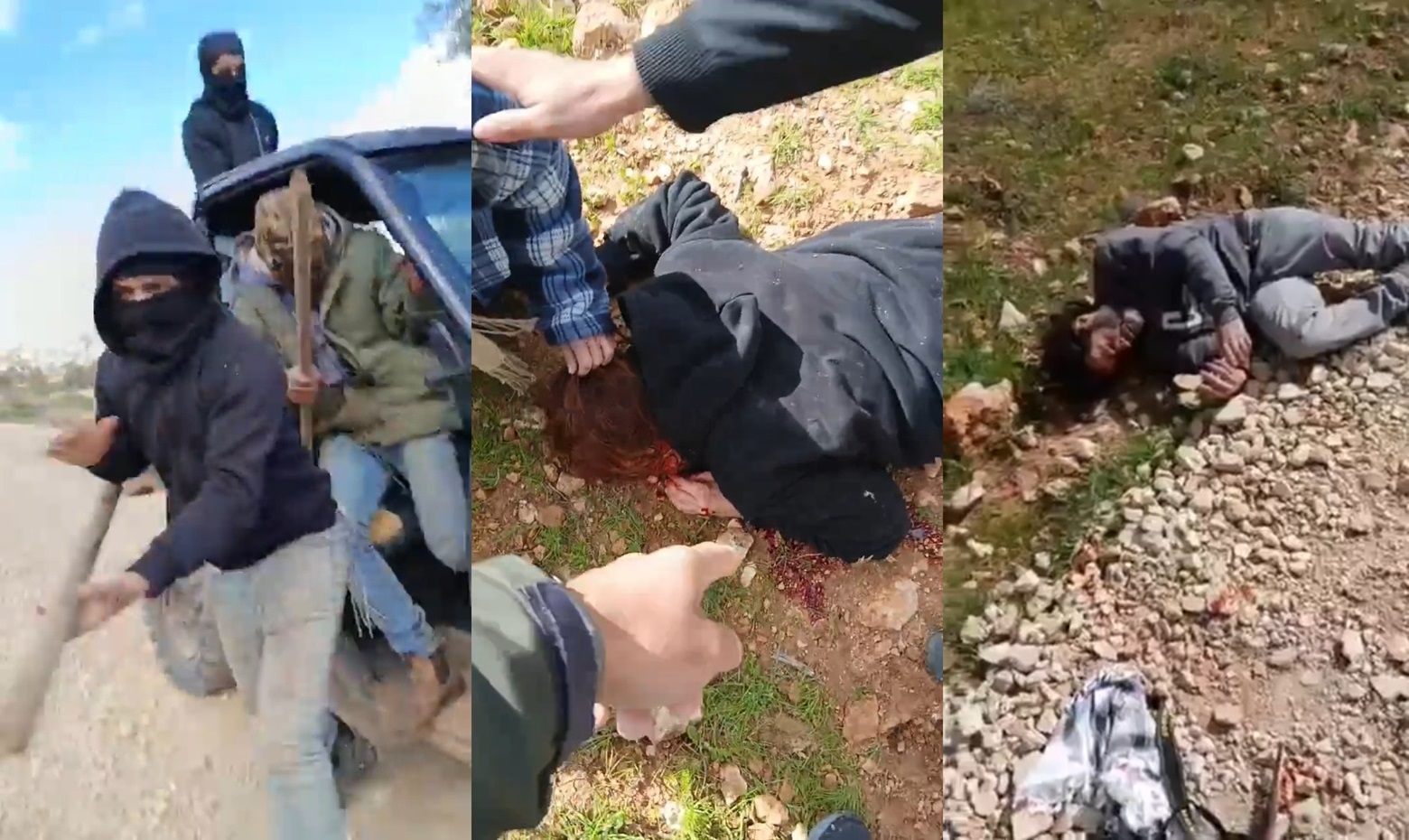 Masked Settlers Attack Israeli Solidarity Activists and Palestinians In West Bank