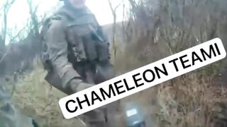 Confused Russian Approaching Ukrainian soldiers and get gunned down