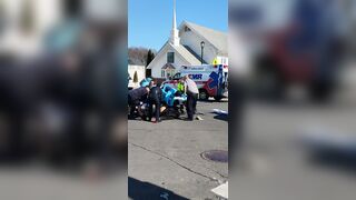 RAW: Mentally Ill Man Armed With A Knife  Gunned Down By Cops In Connecticut