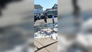 RAW: Mentally Ill Man Armed With A Knife  Gunned Down By Cops In Connecticut