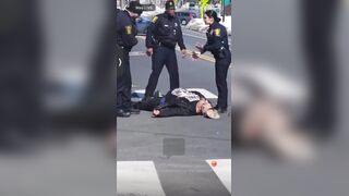 Another Angle Of Connecticut Police Shooting Knife Wielding Man