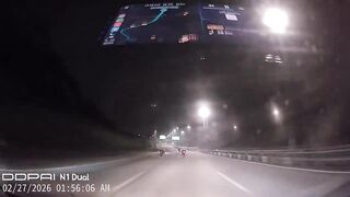 Minus One During Street Race In Malaysia