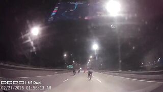 Minus One During Street Race In Malaysia