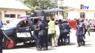 Female Officer Gets Killed By Police Vehicle During Show In Nigeria