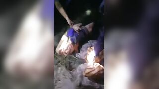 A Tiger Killed A Man Near The River In Indonesia