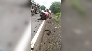 Terrible Aftermath Of Deadly Highway Crash