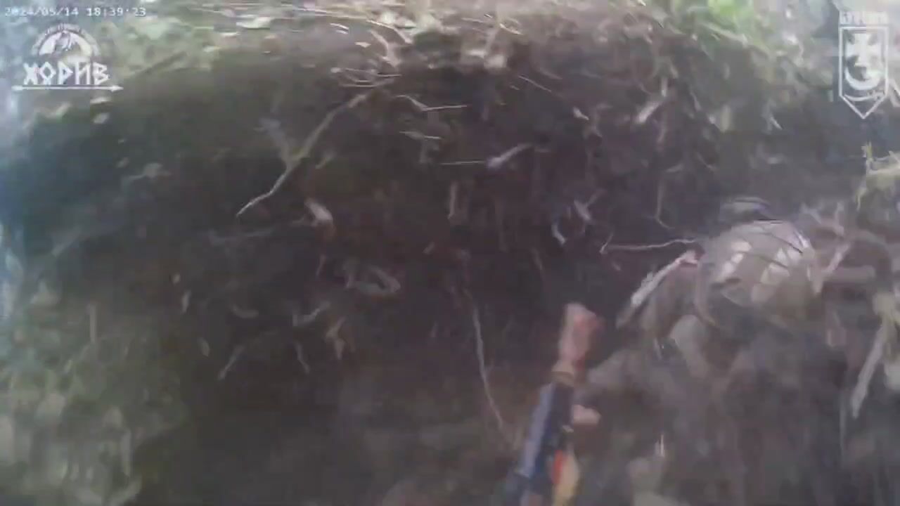 Close-quarters combat, a Russian soldier was killed