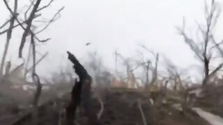 A classic killing in trench warfare