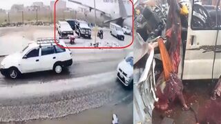 22 Killed In Cash-Packed Military Plane Crash In Bolivia (CCTV & Aftermath)