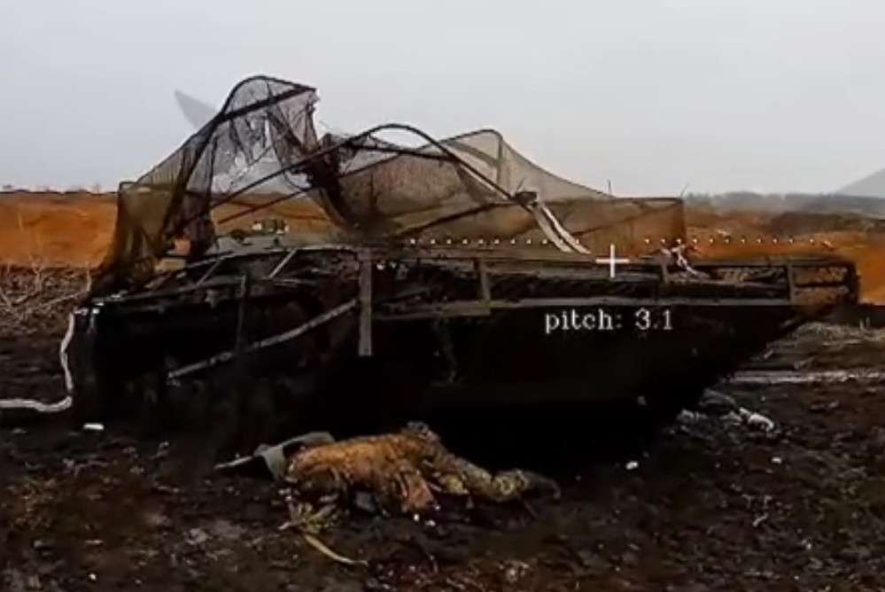 Ukrainian assault team killed.