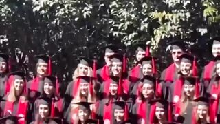 In Mexico, a graduation photo shoot resulted in hospitalization (2 angles)