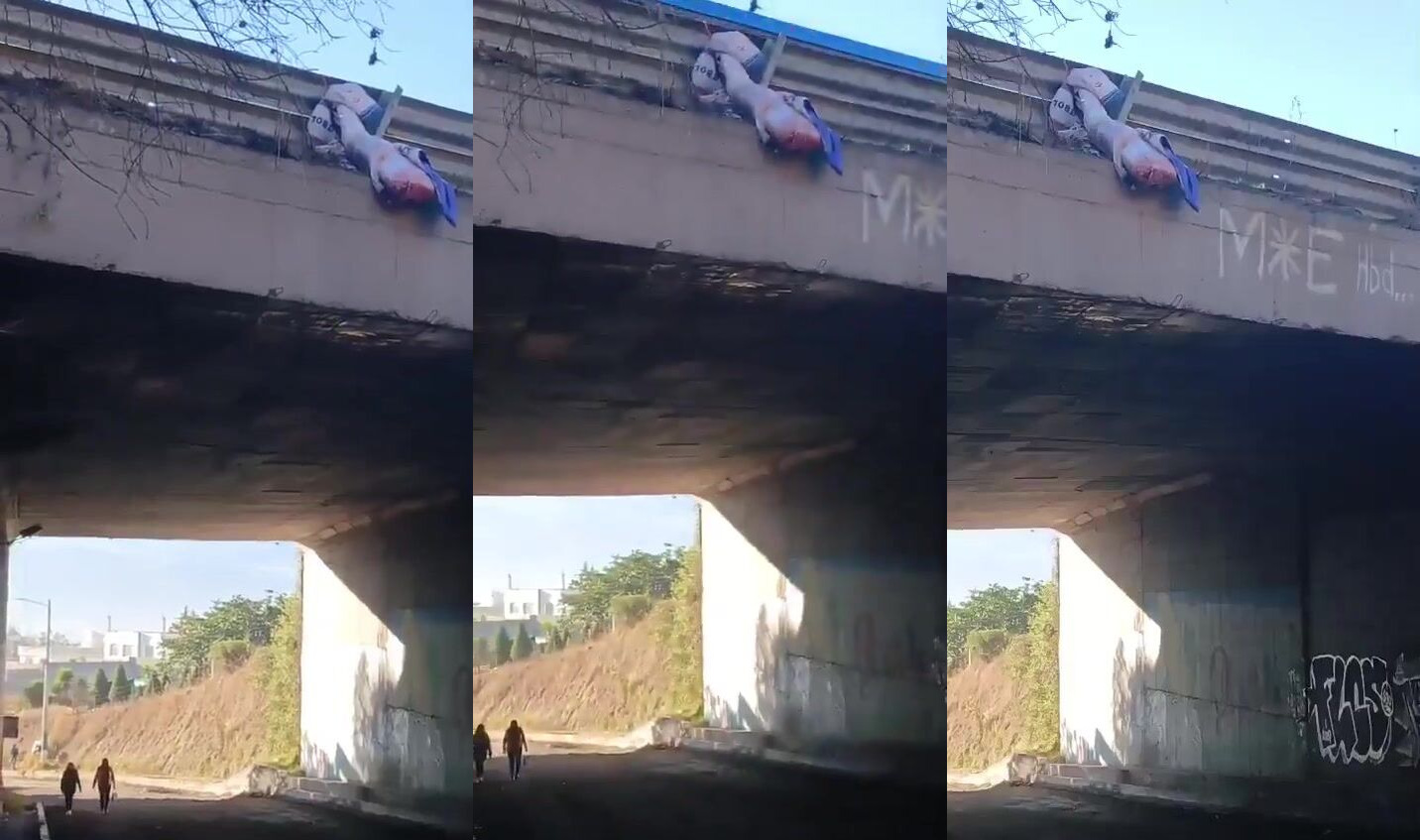 Beheaded Man`s Body Hung From An Overpass In Ecuador