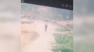 Man Talking On Phone Gets Killed By Train In India