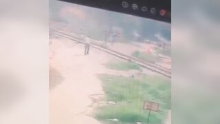 Man Talking On Phone Gets Killed By Train In India