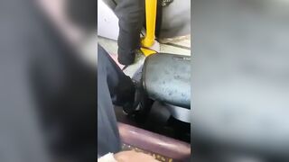 A Man Has Had Enough Of A Trans Person Touching Him Repeatedly On The Bus And Strikes