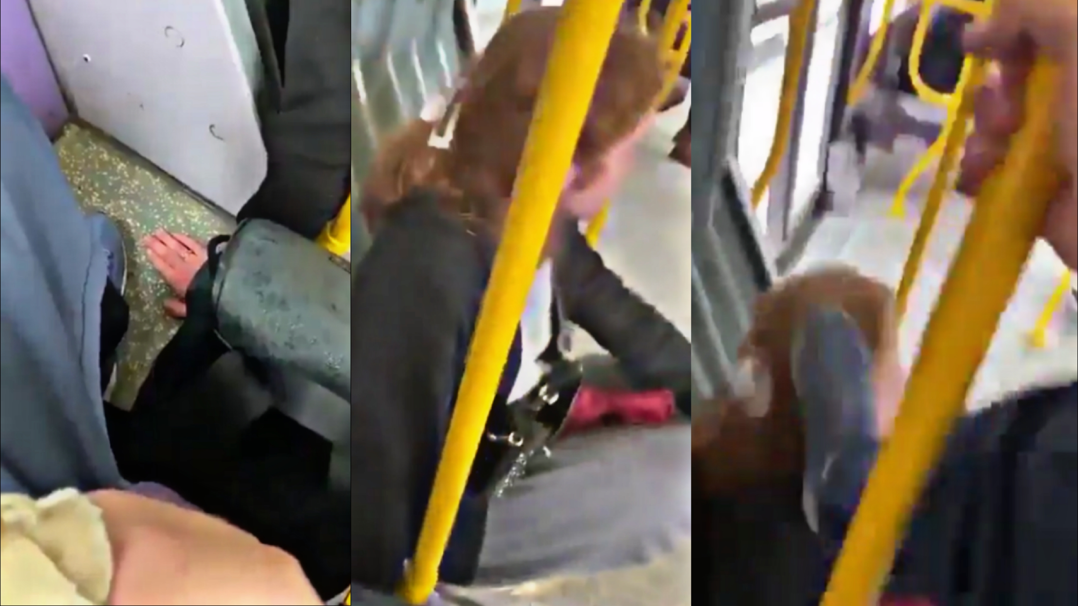 A Man Has Had Enough Of A Trans Person Touching Him Repeatedly On The Bus And Strikes