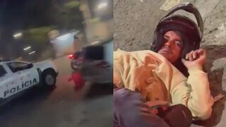 Motorcyclist Struck By Police SUV During Chase In Brazil {FULL}