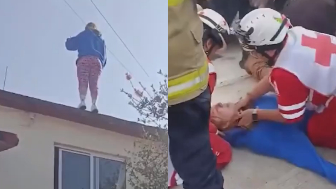 Woman Jumps From Rooftop In Mexico