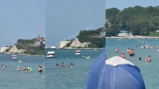 Drone hits Russian beach resort killing at least six