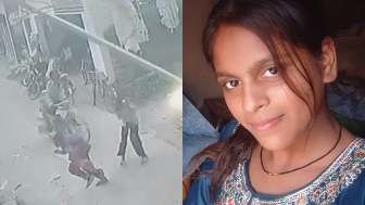 Young Woman Gets Crushed To Death By Falling Pole In India