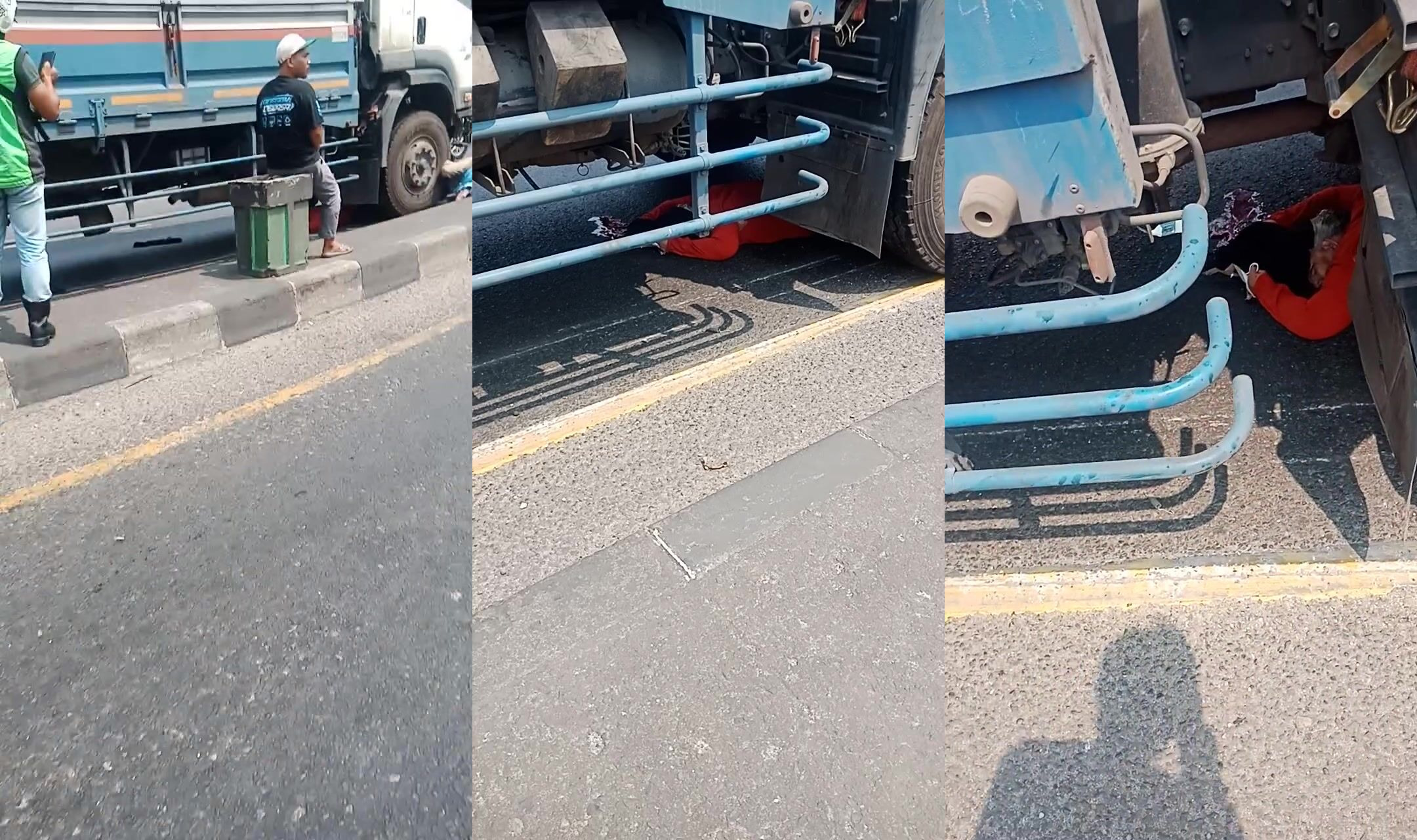 2 for 1 moto accident vs truck