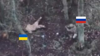 Ukrat pretended to be dead until he was shot.