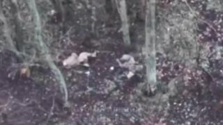 Ukrat pretended to be dead until he was shot.