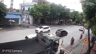 Moped Rider Dragged And Crushed To Death By Truck
