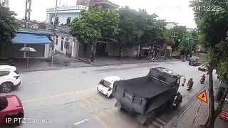 Moped Rider Dragged And Crushed To Death By Truck