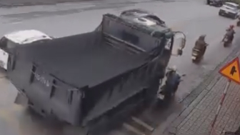 Moped Rider Dragged And Crushed To Death By Truck
