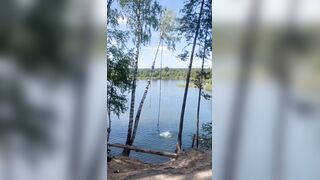 LOL Tree Falls on Russian Man After Jumping from a Rope Swing, Leaving Him Seriously Injured