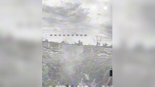 Just another ruzky invader burning after the drone strike