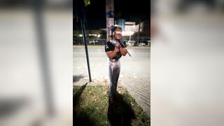 Tied To The Pole Thief With Amputated Fingers Left By Cartel With A Message To Mexican State Police
