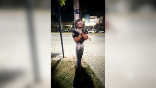 Tied To The Pole Thief With Amputated Fingers Left By Cartel With A Message To Mexican State Police