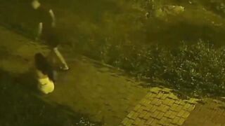 Girl Punched And Kicked By Drunk BF In Russia